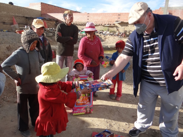 Entrega de juguetes