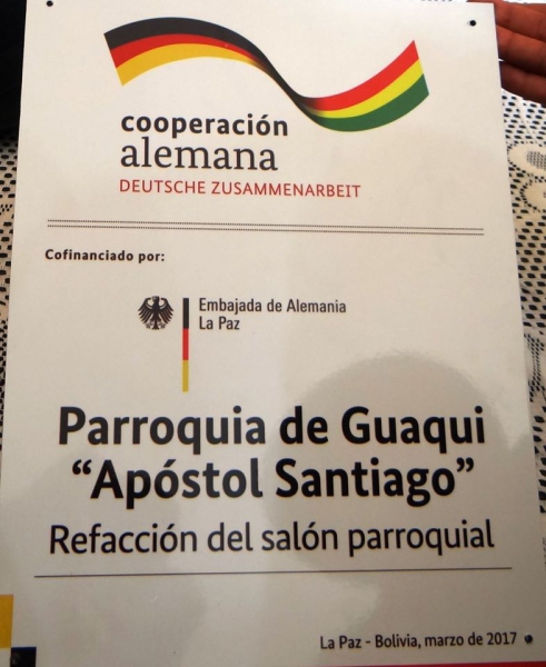 INAUGURACIÓN SALÓN PARROQUIA DE GUAQUI